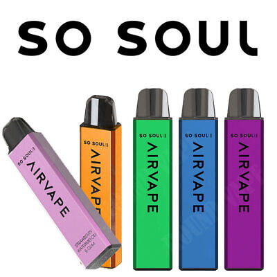 So Soul AIRVAPE Bar 600 Puff Disposable Vape Nic Salt 20mg