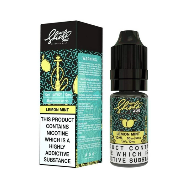 Nasty Juice Nasty Salt Shisha Lemon Mint Nic Salt 10ml