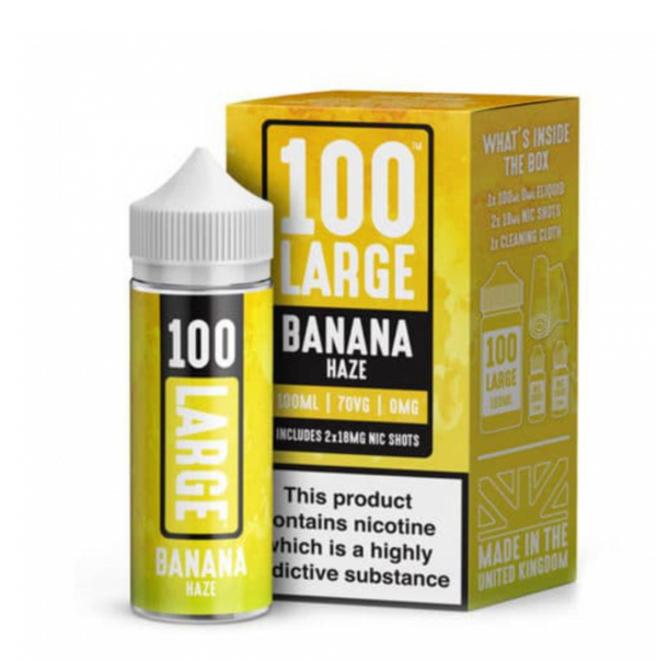 Large Juice Banana Haze Shortfill 100ml