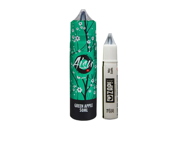 Zap! Juice Aisu Green Apple Shortfill E-liquid 50ml ( Free Nic Salt Included) - NewVaping