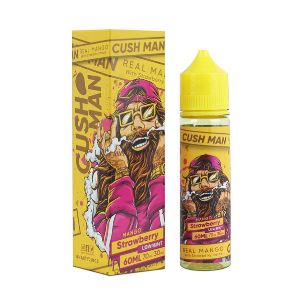 Nasty Juice Cush Man Series Mango Strawberry Shortfill E-liquid 50ml - NewVaping